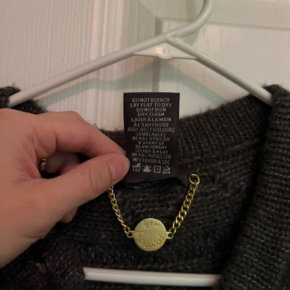 Dex Dark grey knit Short Cardigan - Picture 3 of 7